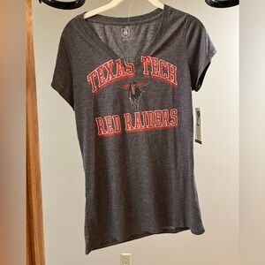 NWT. Women’s Texas Tech Tee. Sz L